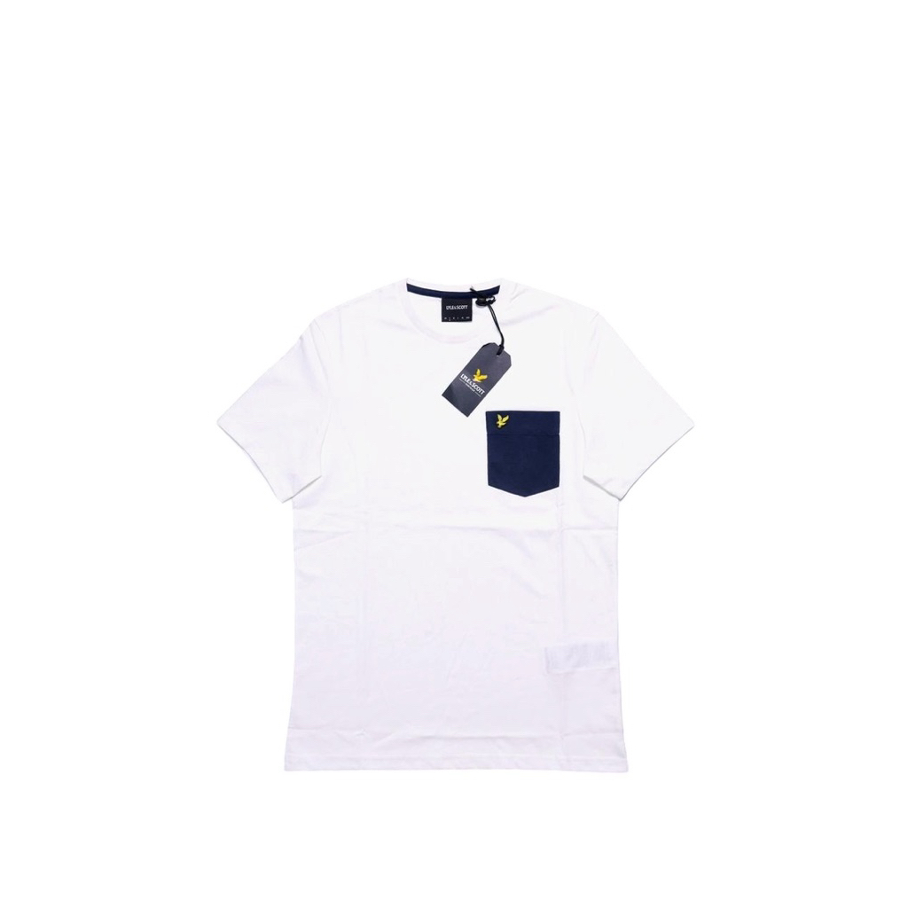 Lyle & Scott Contrast Pocket T-Shirt white