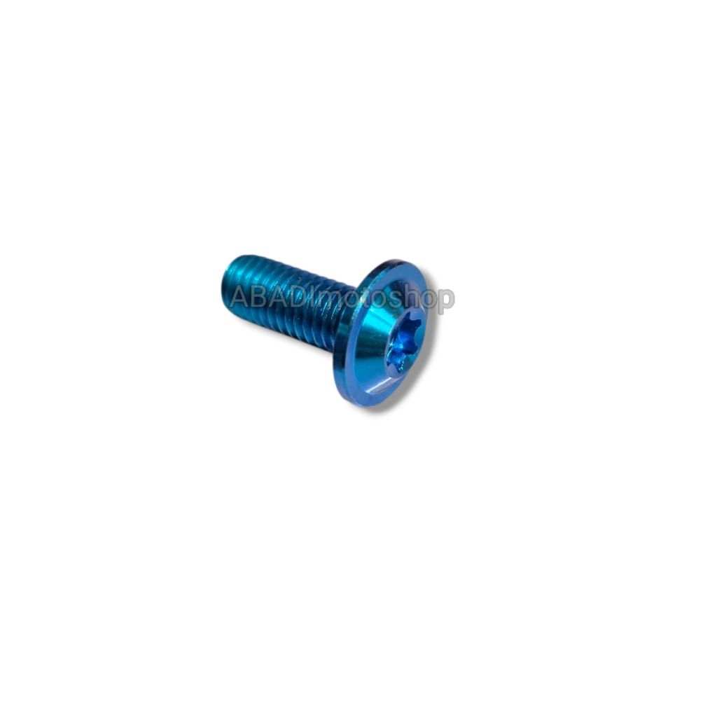 TITANIUM BOLT M8X20 BAUT PROBOLT DISC BAUT PIRINGAN CAKRAM TITANIUM GR5 UNIVERSAL