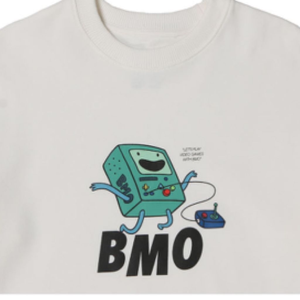 Crewneck CN Sweater Graphic tee X Adventure time BMO