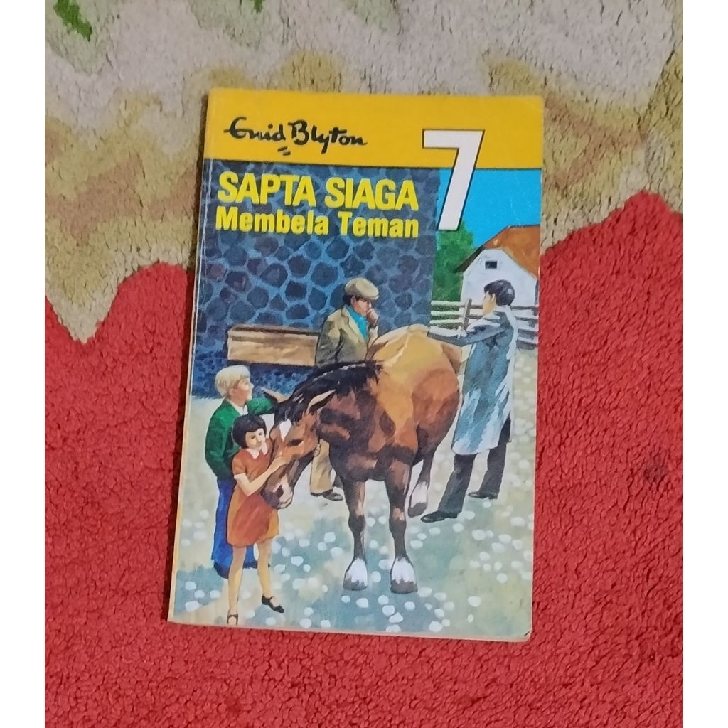 Novel Enid Blyton Sapta Siaga "Membela Teman" cover lama 100%ORI koleksi pribadi