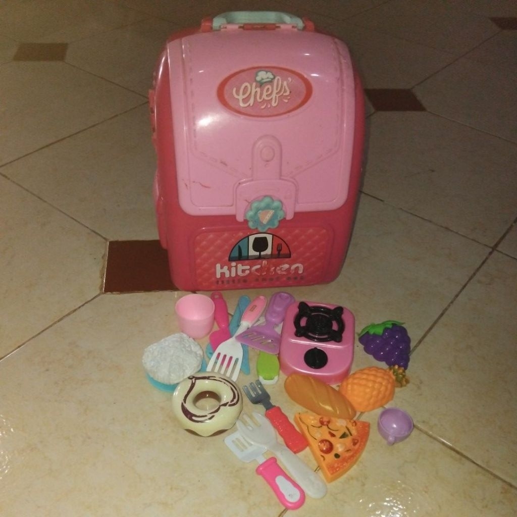 Preloved Tas Mainan Masak Masakan