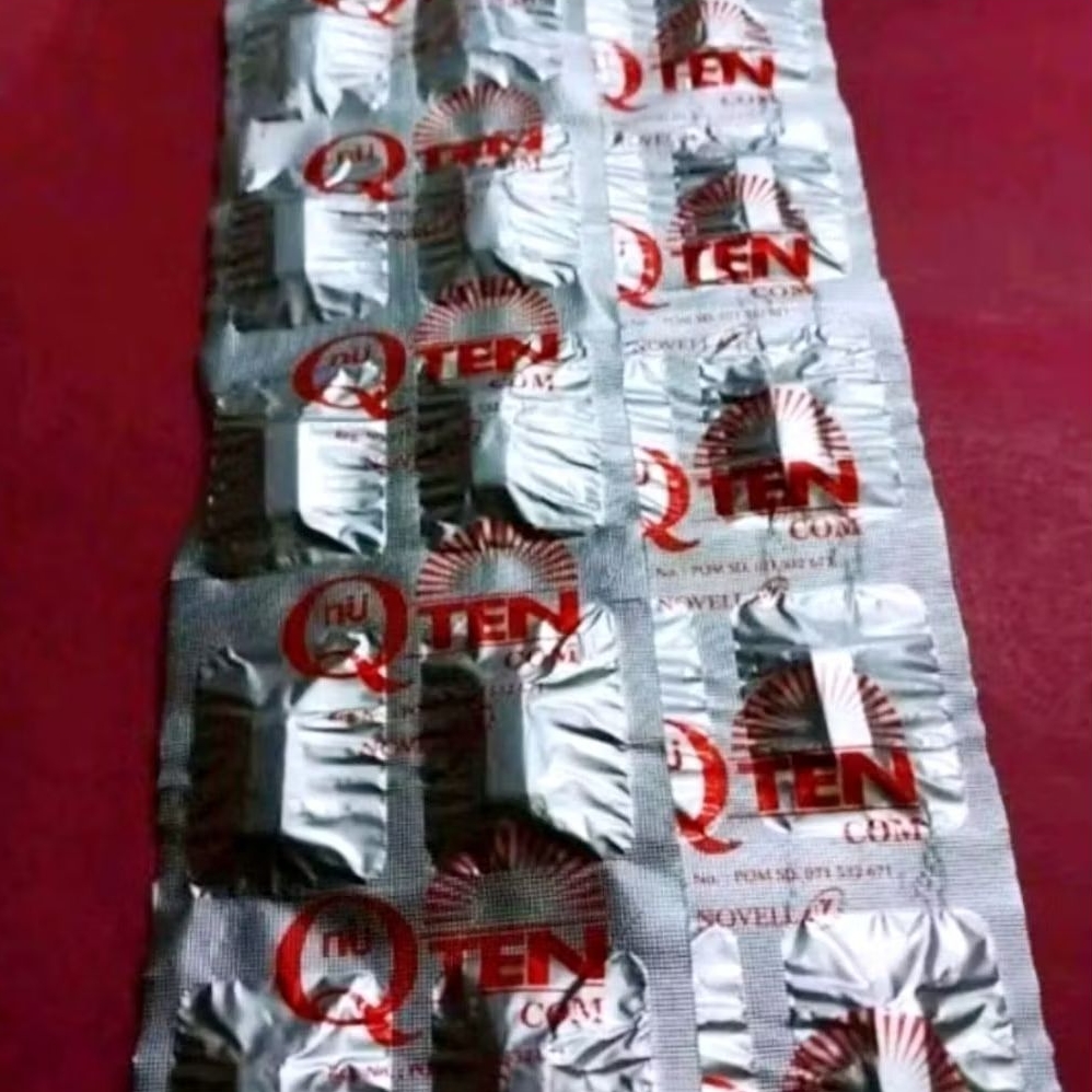 NU Q TEN COM STRIP 10 KAPLET / Q TEN COM / QTENCOM