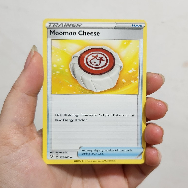 Kartu Pokemon TCG English - Trainer Item Food - Cheese Mochi Jelly Ice Cream Berry Sandwich Poffin