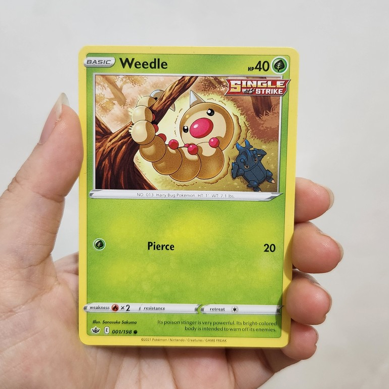 Kartu Pokemon TCG English - Weedle Kakuna Beedrill