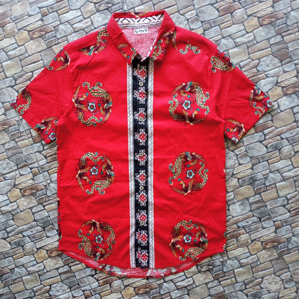 Kemeja batik pria branded preloved original size M