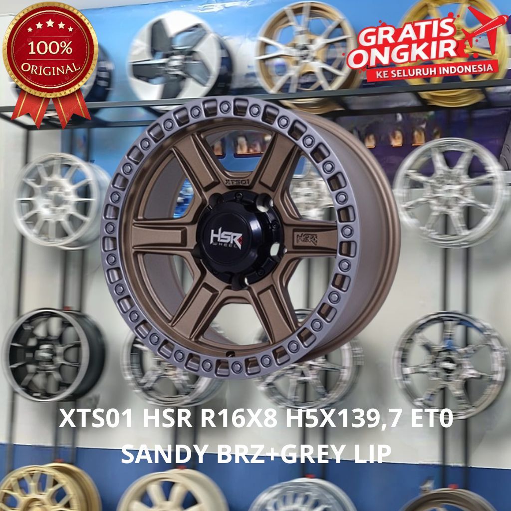 VELG MOBIL OFFROAD R16 HSR WHEEL ORIGINAL BUAT MOBIL ROKCY KATANA ESCUDO HSR XTS01 R16