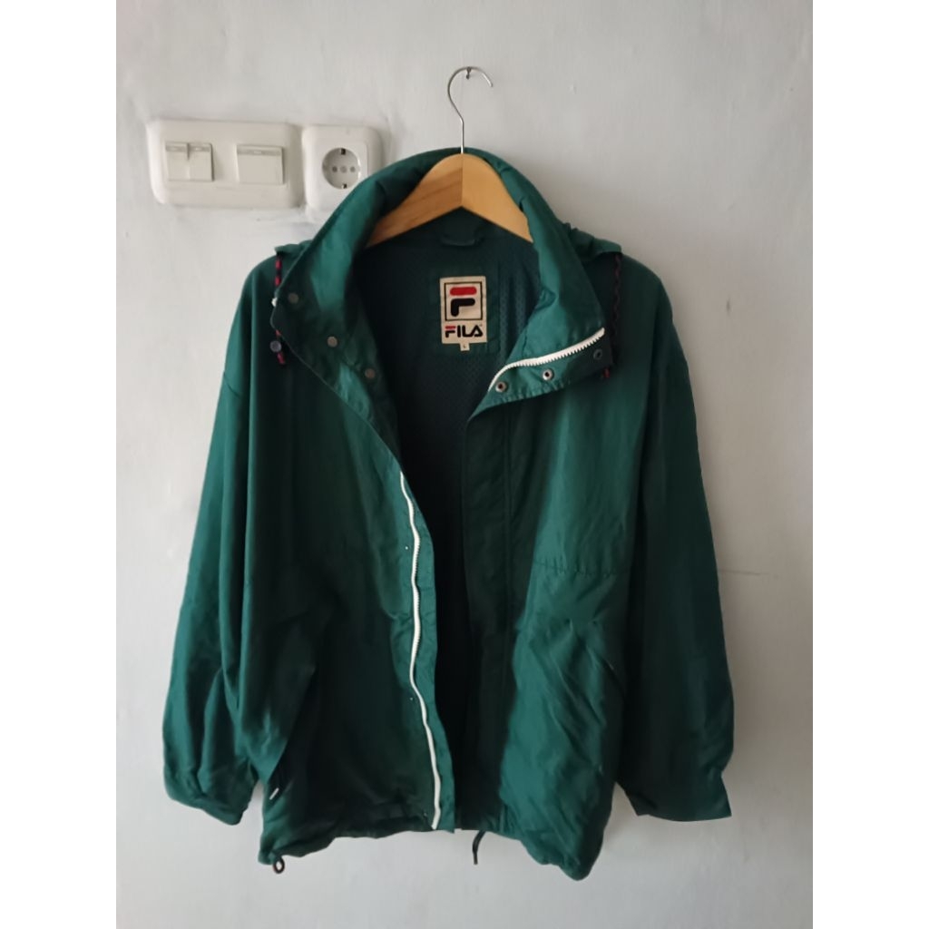 Jaket Fila Colorblock Vintage Original Preloved Mulus