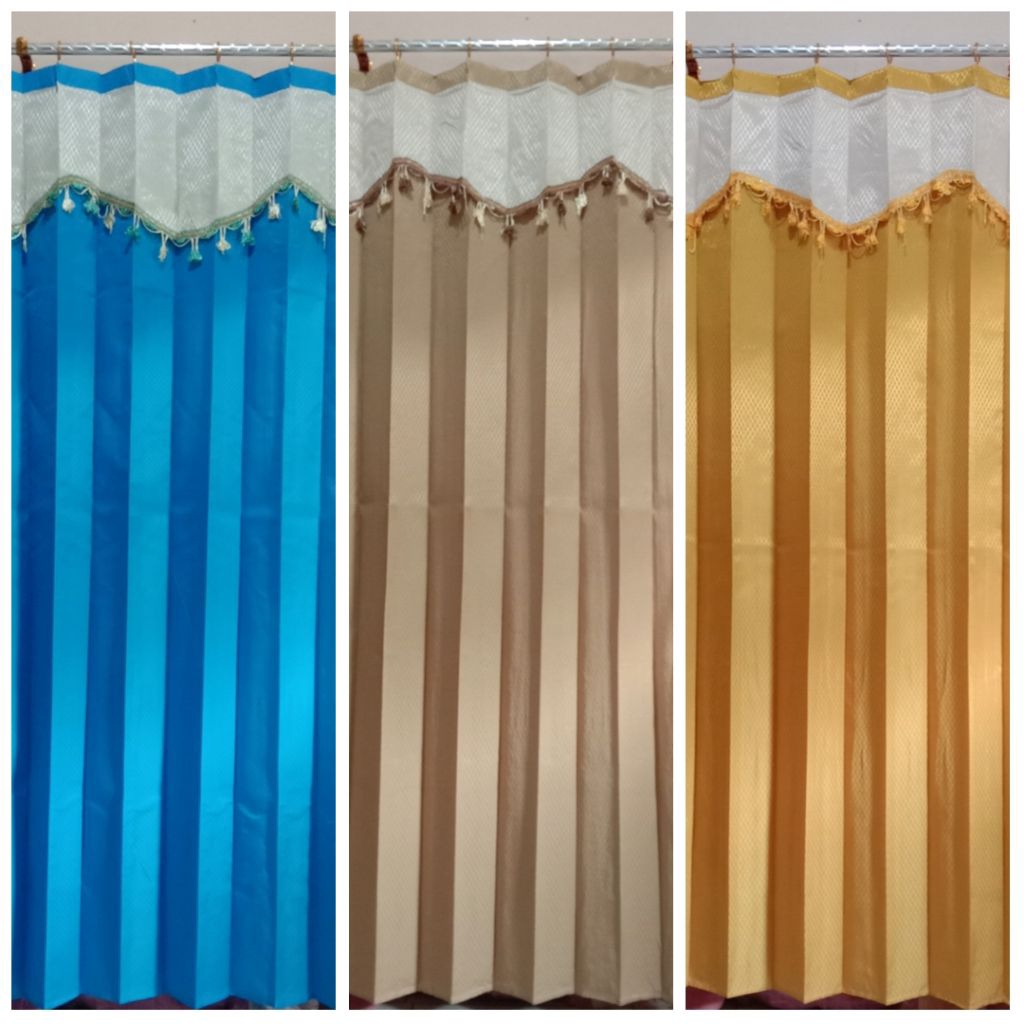 gorden pintu poni m ukuran 100x200 gorden pintu gorden jendela kamar gorden pendek gorden minimalis 