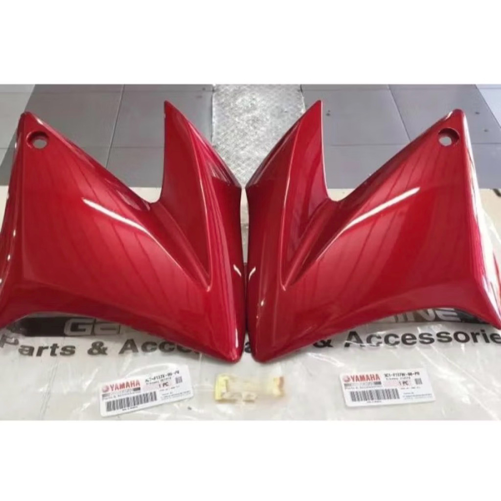 Air scoop sayap tangki bensin Vixion lama old hitam putih merah maroon marun | 3C1-F137X-00-P0 sirip