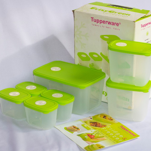 Tupperware Frizy Green Collection Set