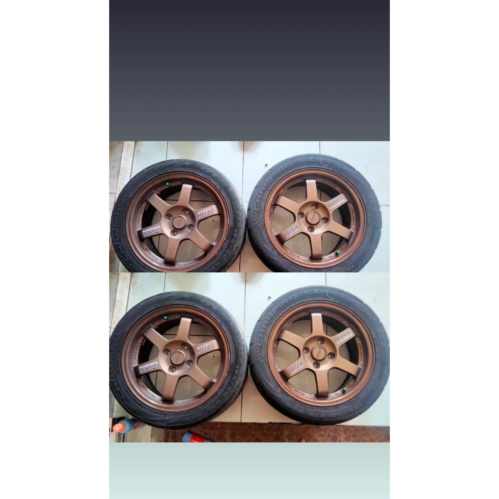 velg Te37 ring 15 lebar 6,5 rata