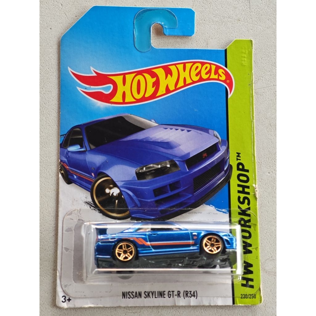 hot wheels nissan skyline R34