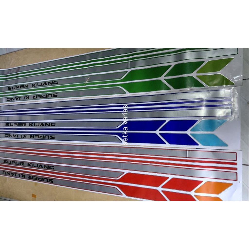 stiker lisbody kijang super lama/ stiker kijang super long/kijang super 92