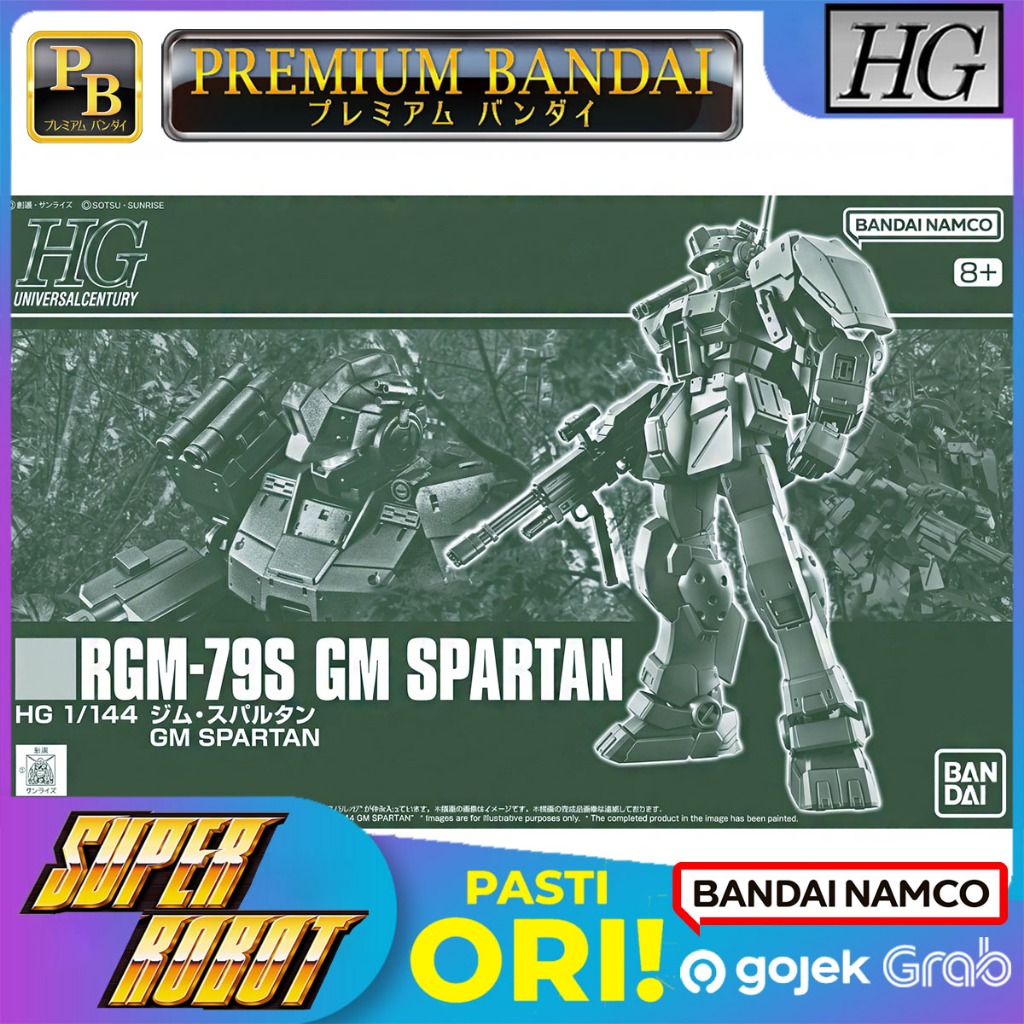 BANDAI HG RGM-79S GM Spartan - HGUC P-BANDAI Limited