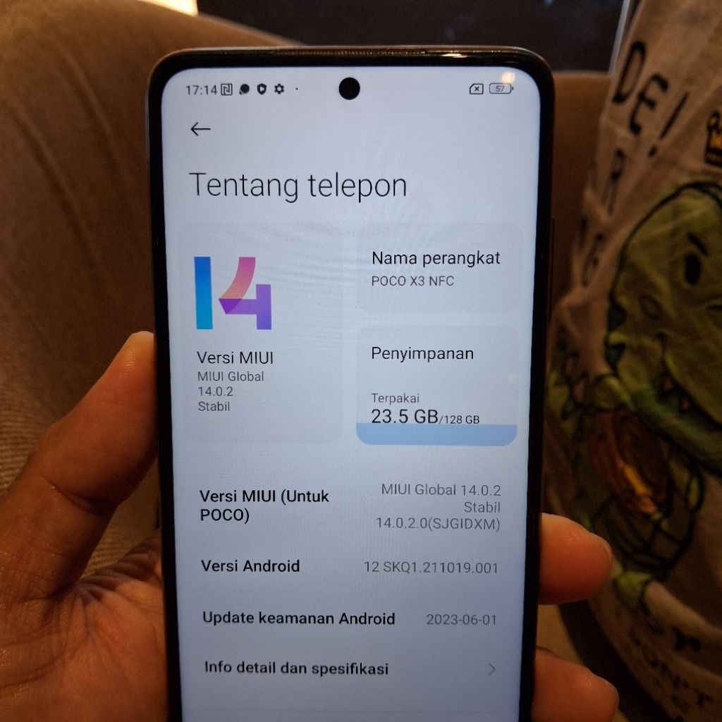 POCO X3 NFC 8/128 HP Second Murah