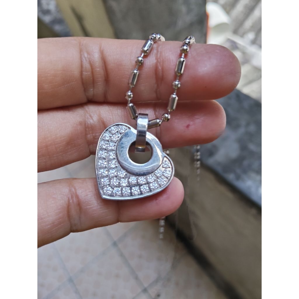 Kalung wmp silver original mci second tanpa box muluss baru pakai 6bln