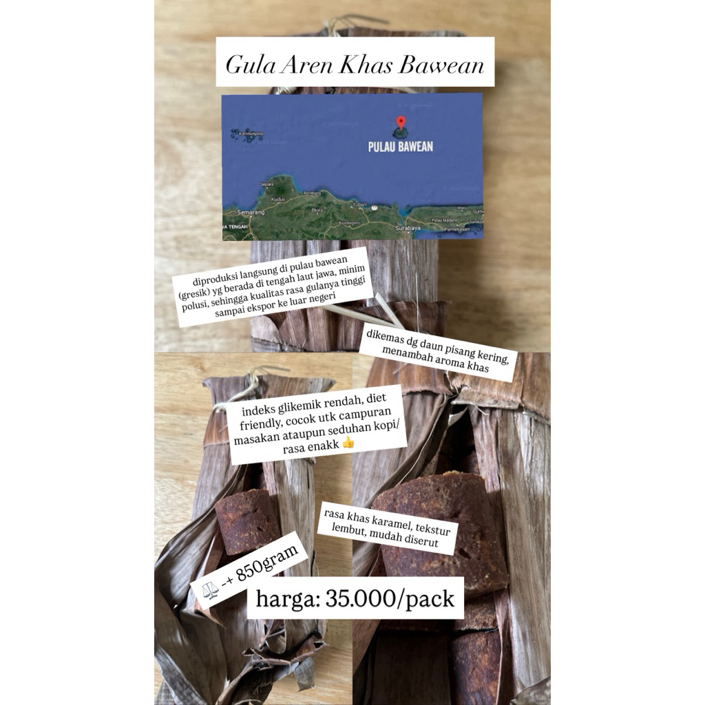 Gula Aren Asli Bawean