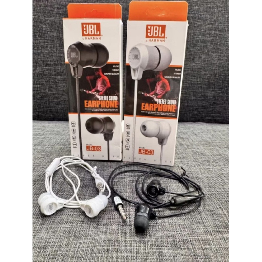 Handsfree Earphone JB-03 Superbass plus mic headset JB03