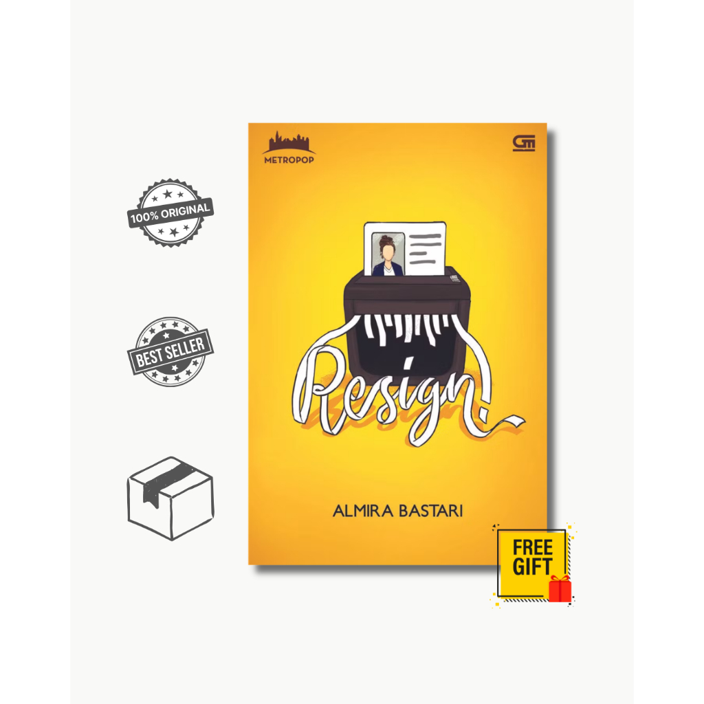 Metropop: Resign - Almira Bastari [Free Pembatas Buku]