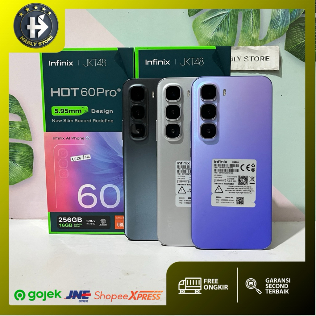 INFINIX HOT 60 PRO PLUS 8/128 8/256 SECOND FULLSET
