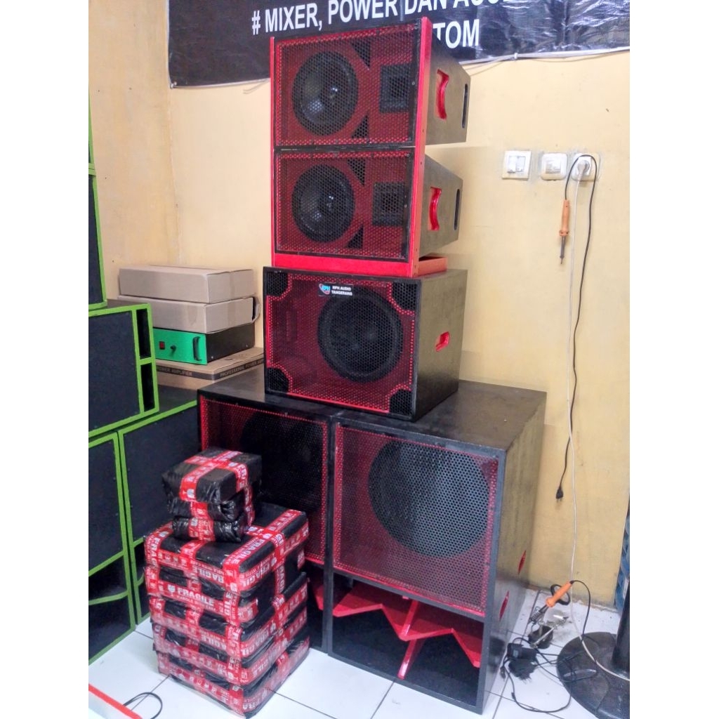 PALING LARIS Paket Sound Sistem 15 Inc Tanpa Power dan Mixer