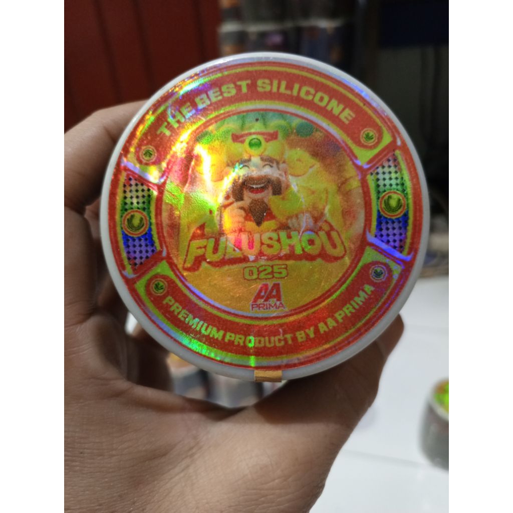 (1 pcs)Gelasan TURNAMEN "FULUSHOU" original AA PRIMA,molor, bahan cirebonan grade A, size 0.25, klos