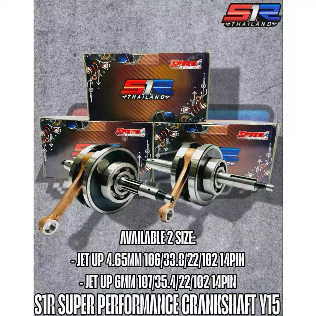 Crankshaft kruk as bandul stroke up jupiter mx new,vixion,r15,mx king s1r racing thailand.