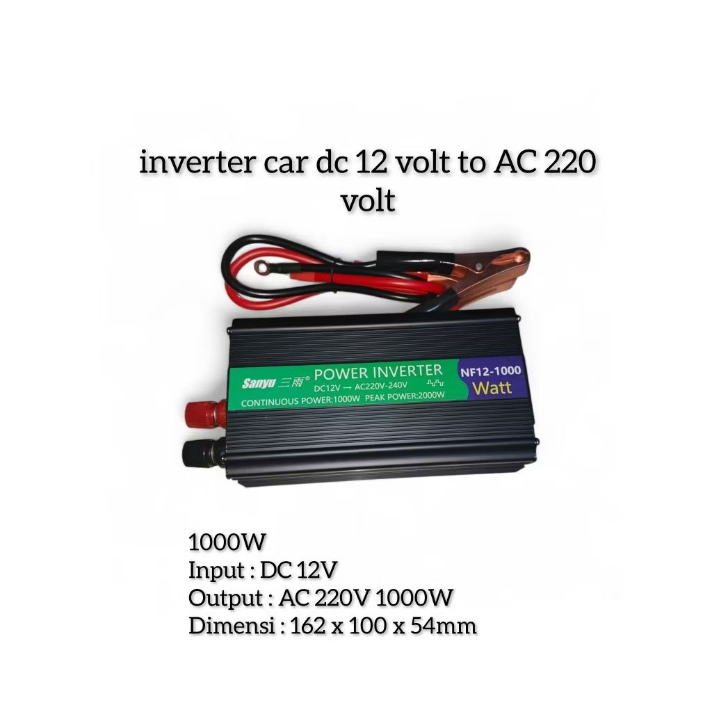 inverter car dc 12 volt to AC 220 volt