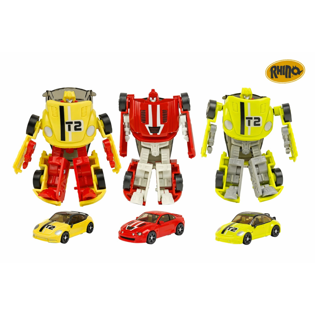 Mainan Robot Deformation Mechanic Turbo Bots Rhino