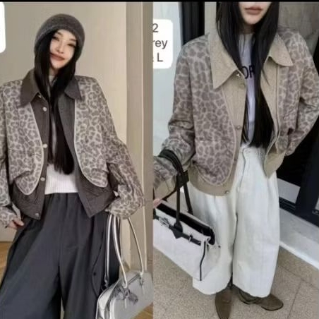 JIZEE-ATASAN WANITA -  BOMBER MOTIF LUCU MOTIF LISA