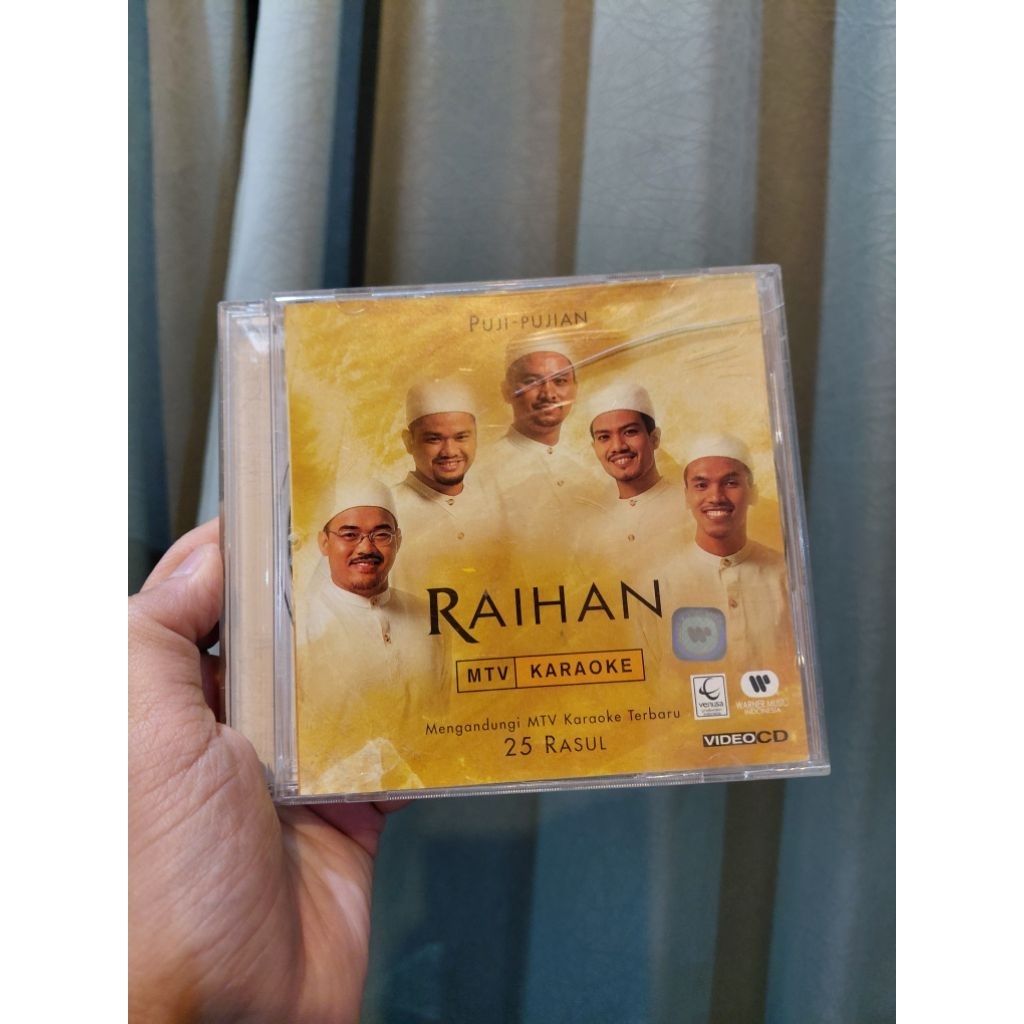 vcd original lagu nasyid raihan 25 rasul