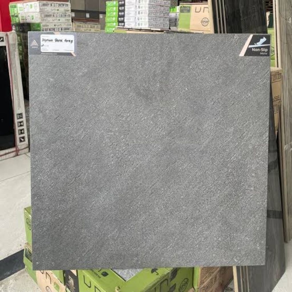 GRANIT LANTAI KASAR/MATT 60×60 | AYMAN DARK GREY