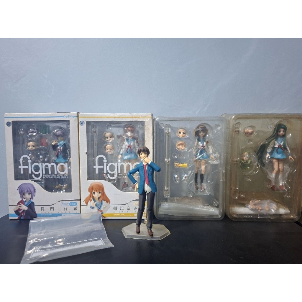 Figure figma Haruhi Suzumiya Melancholy of haruhi suzumiya original set