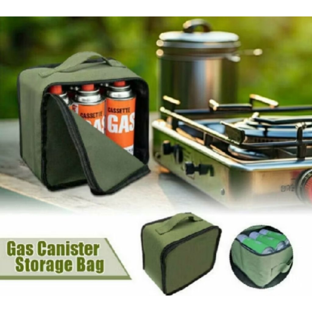 Tas penyimpanan tabung gas mini traveling Tas penyimpanan tangki gas buat camping