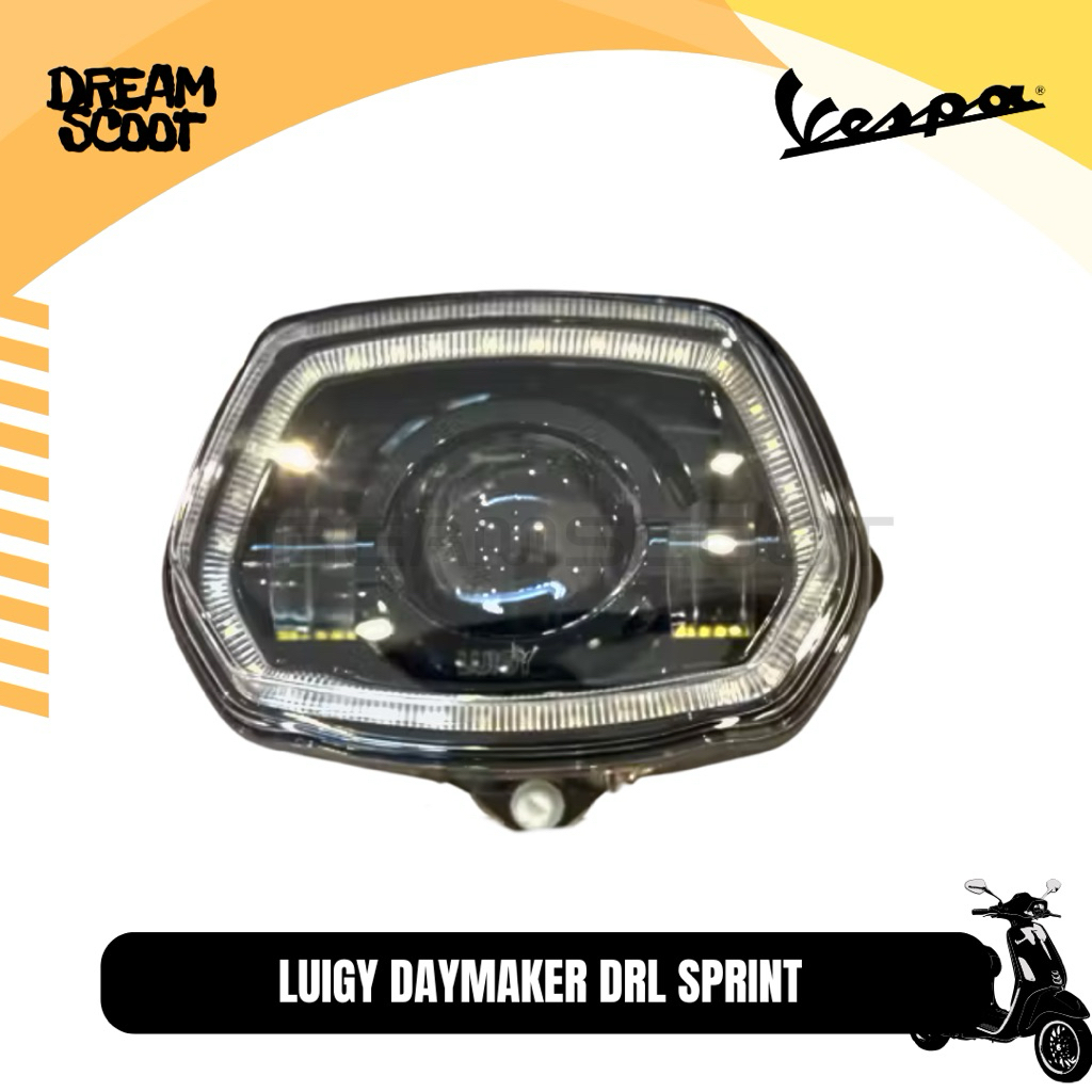 Headlamp Daymaker Luigy DRL Vespa Sprint Headlamp Vespa Sprint Daymaker Vespa Sprint