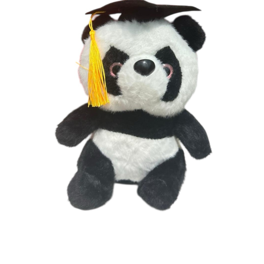BONEKA PANDA WISUDA CAPIT TIME ZONE / HAPPY TIME / CAPITAN / BONEKA ORIGINAL