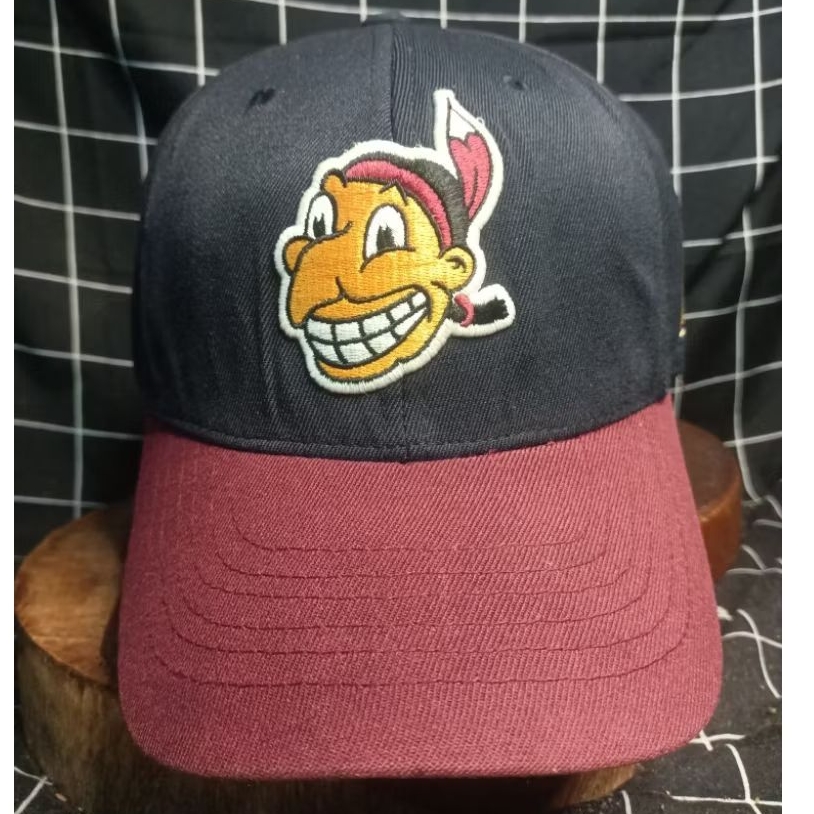 Topi MLB-Buillup-Indian-old logo-Lawas