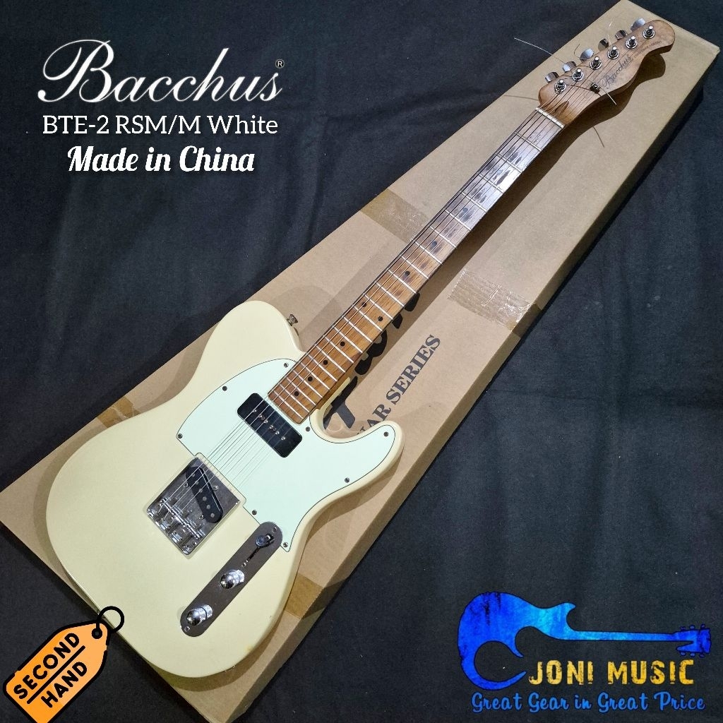 Gitar Bacchus Telecaster BTE-2 RSM/M Roasted Maple neck