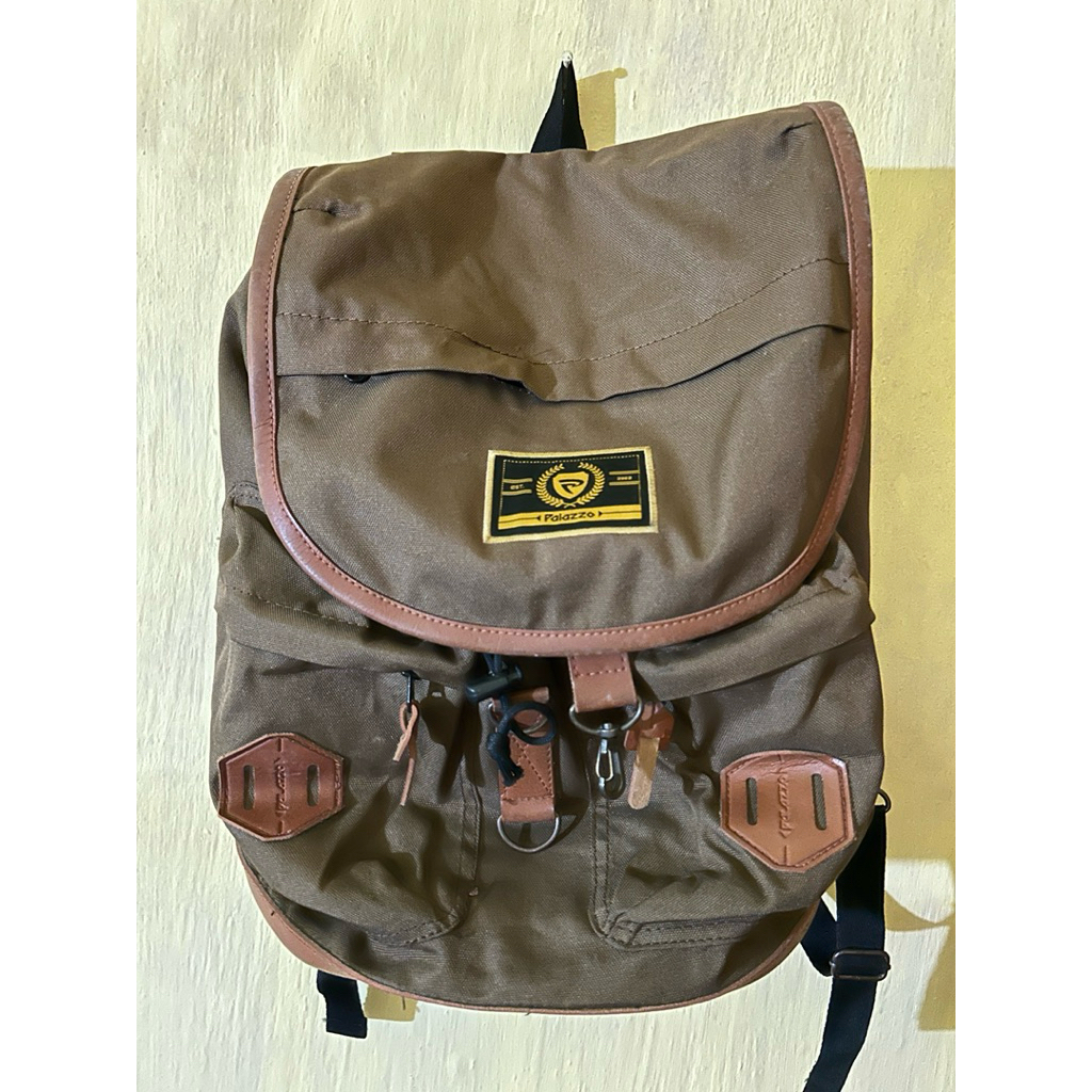 Tas Palazzo Brown | Tas Coklat Unisex | Tas Kanvas Palazzo