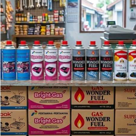 [BARU]GAS PORTABLE/TABUNG GAS /GAS KOMPOR MINI PORTABLE SEGEL BERBAGAI MERK