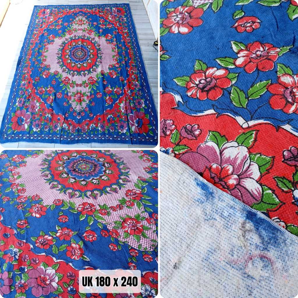 Karpet Permadani Hulu Banda Rumbai Ukuran Jumbo 200x240cm / Silvester Rumbai / Karpet Jaguar Non Rum