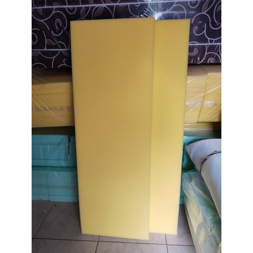 busa inoac lembaran kuning/hijau ukuran 180x40x5cm.