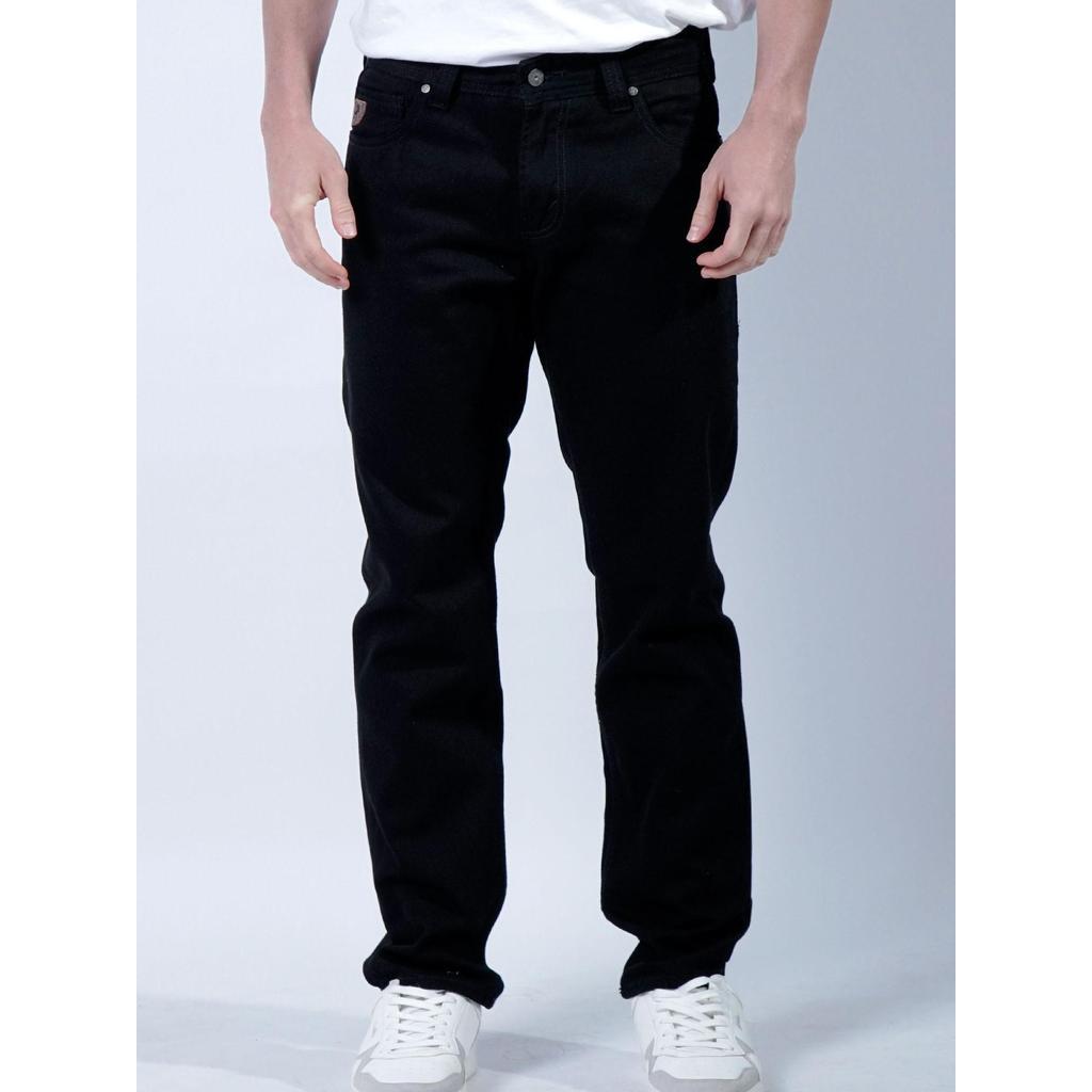 Celana Jeans Panjang Pria Lois Original Hitam Pekat Slimfit Celana Jeans Pria Lois Terbaru