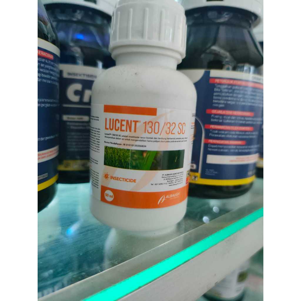 Lucent 130/32 SC emamectin benzoat dan indoxacarb untuk ulat 50ml