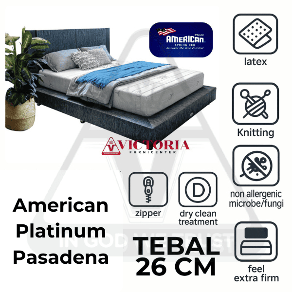 American Platinum 160 x 200 160x200 Kasur Saja Mattres Only