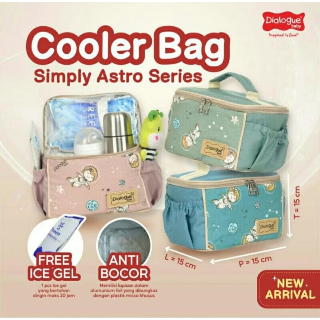 Tas Penyiman Asi Dialogue Baby / Cooler Bag Simply Astro Series
