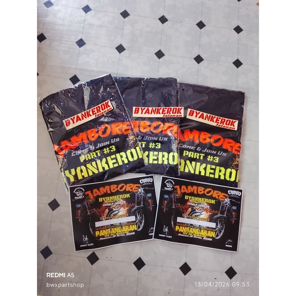 Spesial Edition Kaos&Jaket Motor RX King Jambore Byankerok Jalanan Official Merchandise
