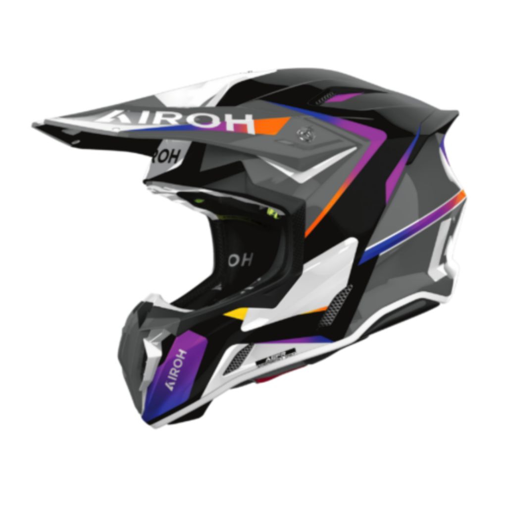 AIROH TWIST 3 HUSTLE GLOSS HELM CROSS AIROH