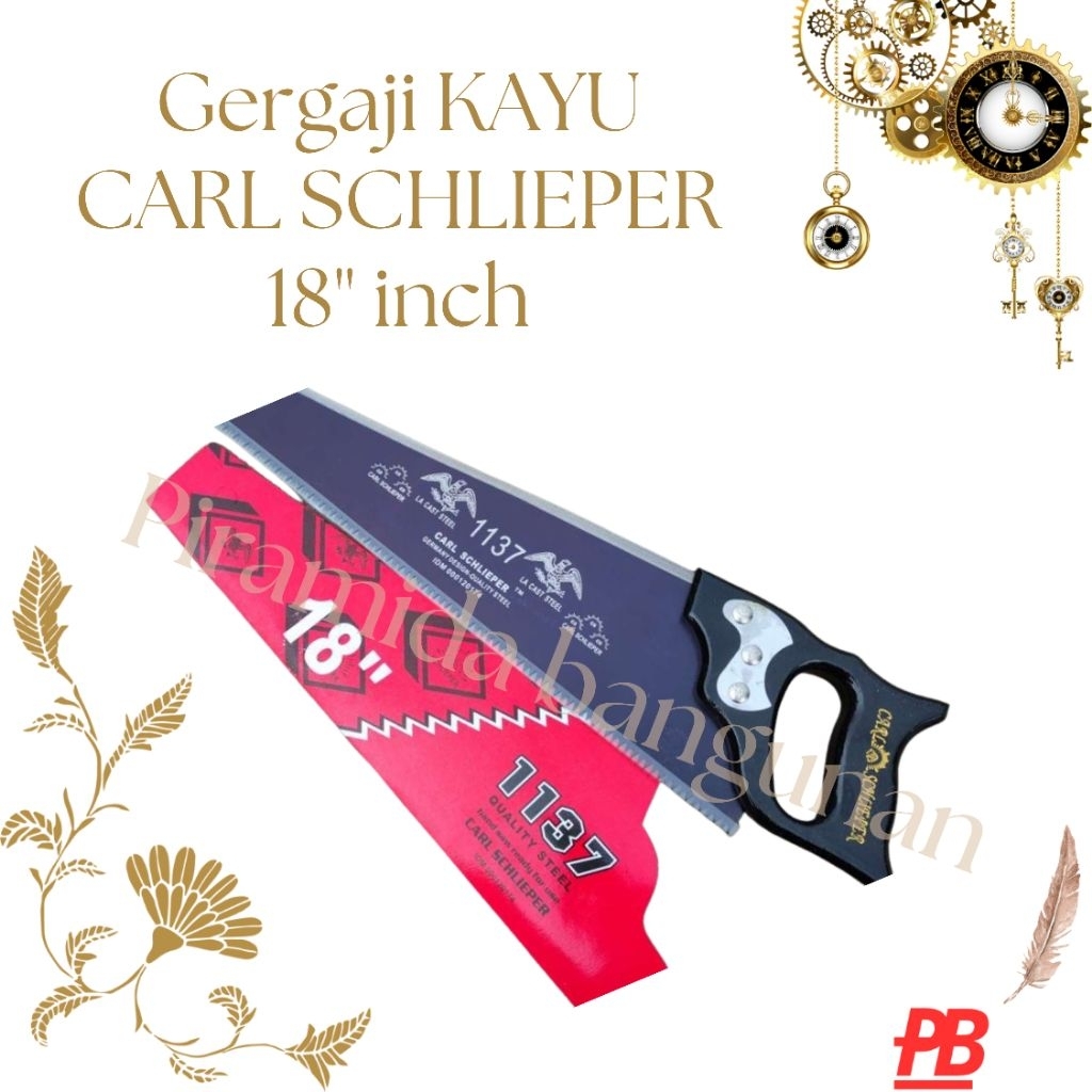 GERGAJI KAYU CAP MATA ORIGINAL CARL SCHLIEPER 18 INCH GRAJI KAYU TAJAM