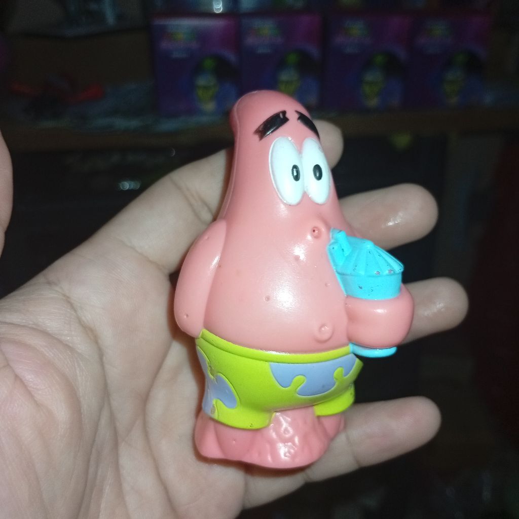 happy meal toys Spongebob Patrick figure 2010